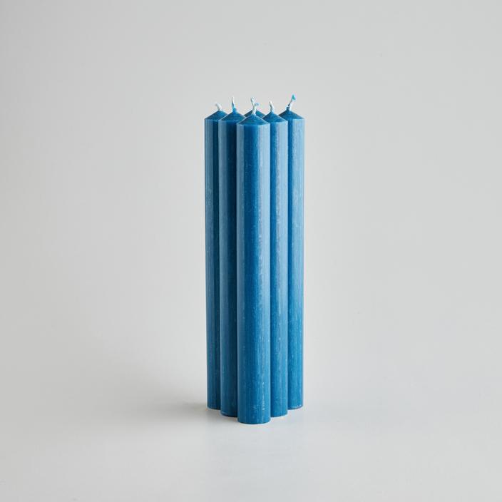 Классические свечи St Eval candle 20 см синие набор 6 шт  