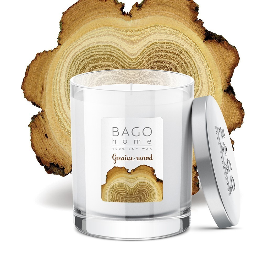 Гваяковое дерево BAGO home ароматическая свеча 132 г  